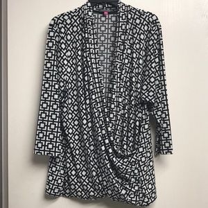 Vince Camuto Faux Wrap Blouse
